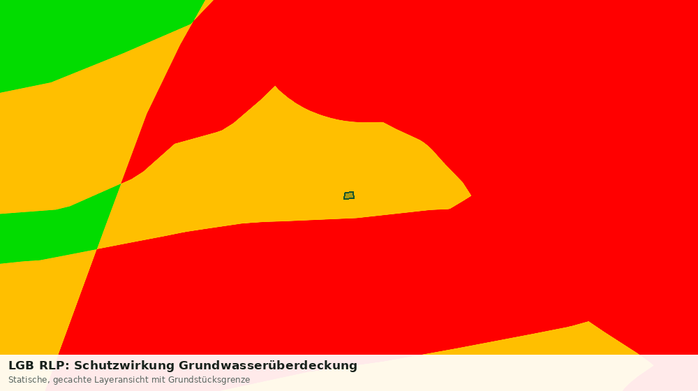 Statische Kartenansicht: LGB RLP: Schutzwirkung Grundwasserüberdeckung