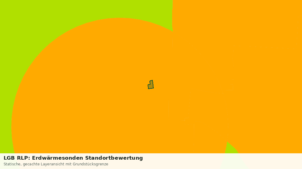 Statische Kartenansicht: LGB RLP: Erdwärmesonden Standortbewertung