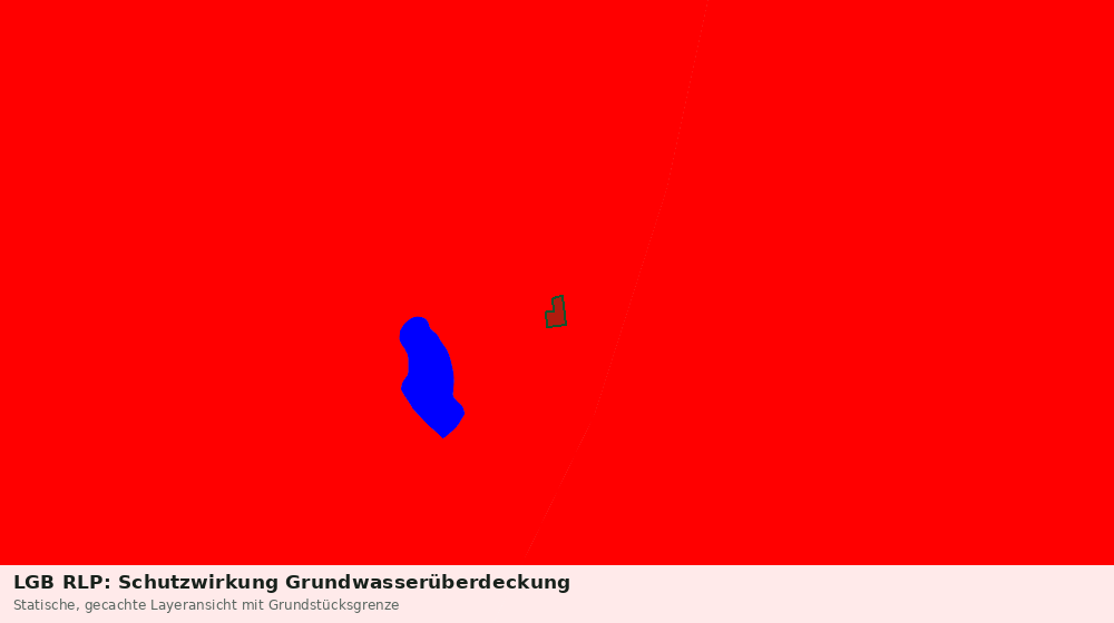 Statische Kartenansicht: LGB RLP: Schutzwirkung Grundwasserüberdeckung