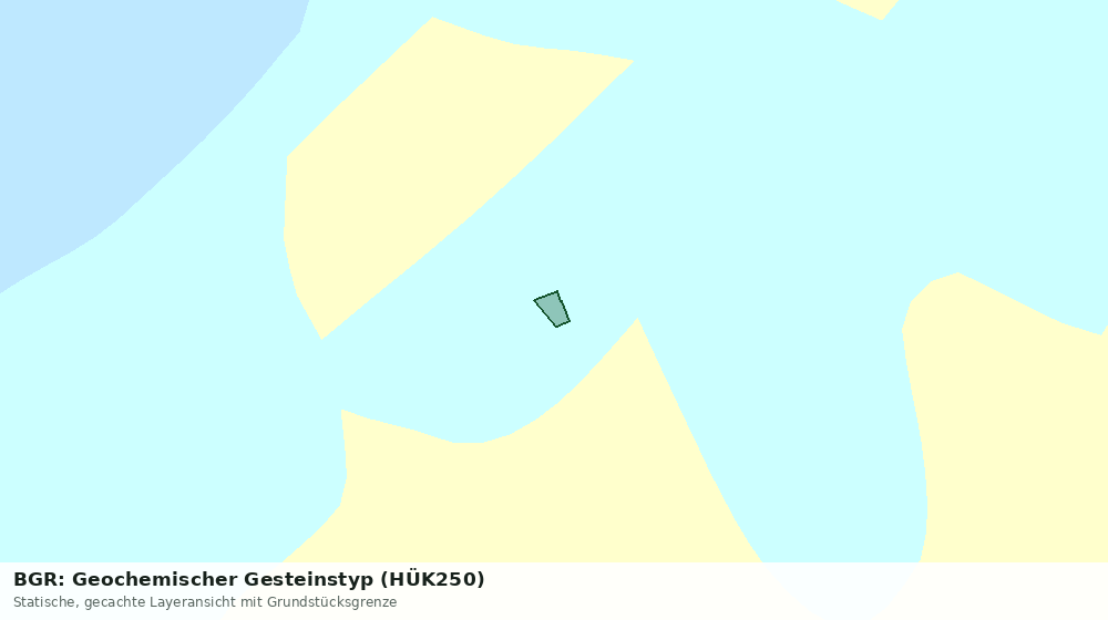 Statische Kartenansicht: BGR: Geochemischer Gesteinstyp (HÜK250)