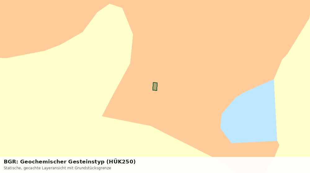 Statische Kartenansicht: BGR: Geochemischer Gesteinstyp (HÜK250)