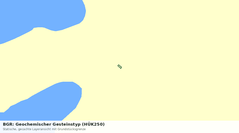 Statische Kartenansicht: BGR: Geochemischer Gesteinstyp (HÜK250)