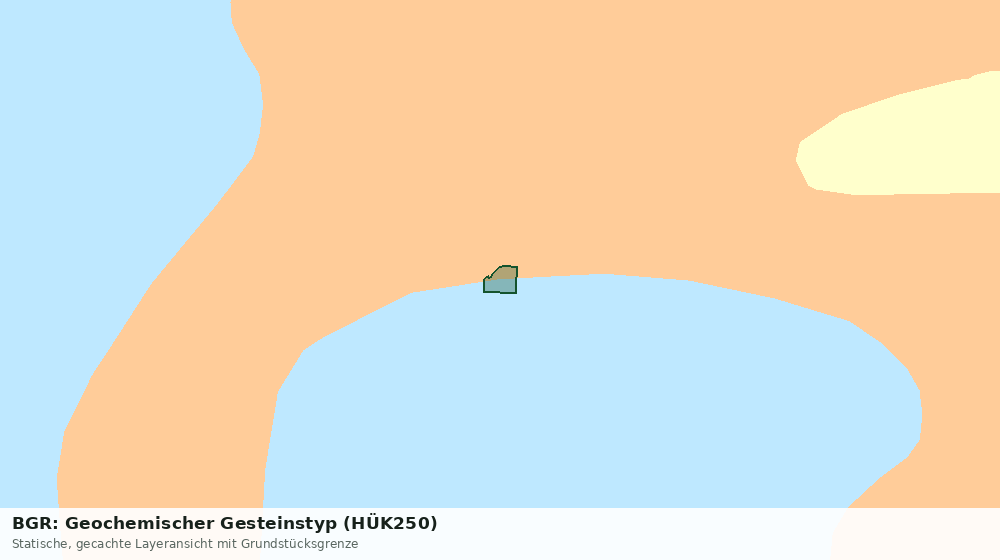 Statische Kartenansicht: BGR: Geochemischer Gesteinstyp (HÜK250)
