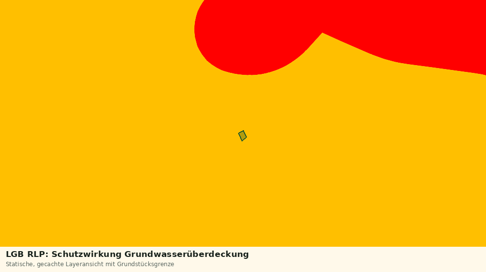 Statische Kartenansicht: LGB RLP: Schutzwirkung Grundwasserüberdeckung