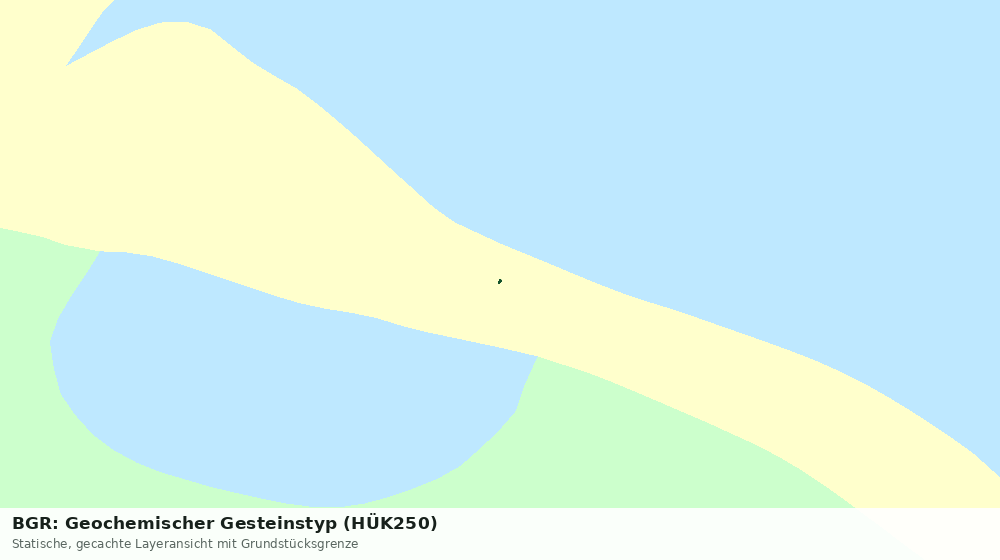 Statische Kartenansicht: BGR: Geochemischer Gesteinstyp (HÜK250)