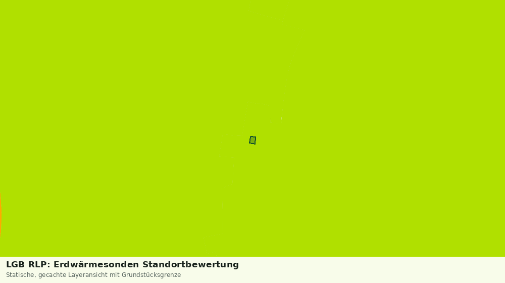Statische Kartenansicht: LGB RLP: Erdwärmesonden Standortbewertung