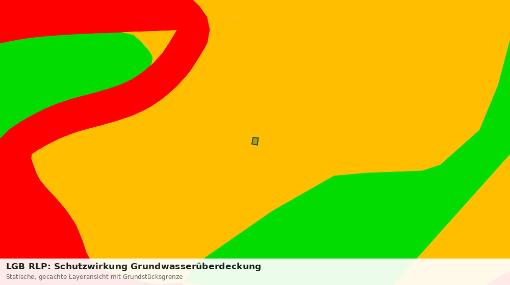 Statische Kartenansicht: LGB RLP: Schutzwirkung Grundwasserüberdeckung