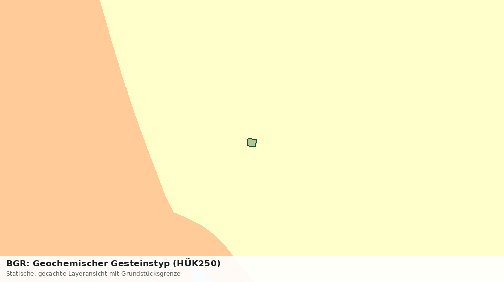 Statische Kartenansicht: BGR: Geochemischer Gesteinstyp (HÜK250)