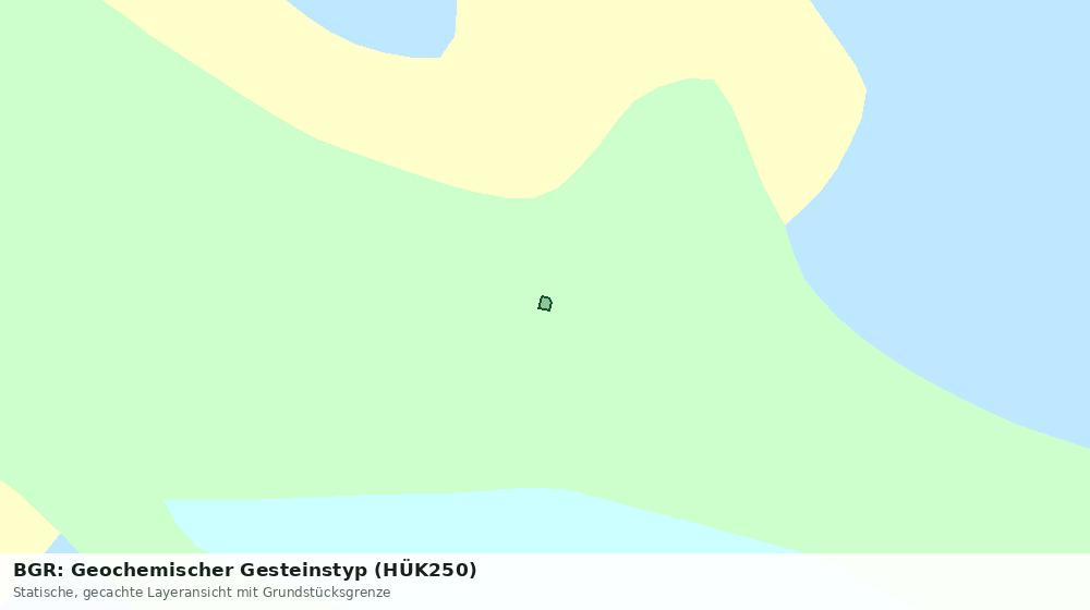 Statische Kartenansicht: BGR: Geochemischer Gesteinstyp (HÜK250)