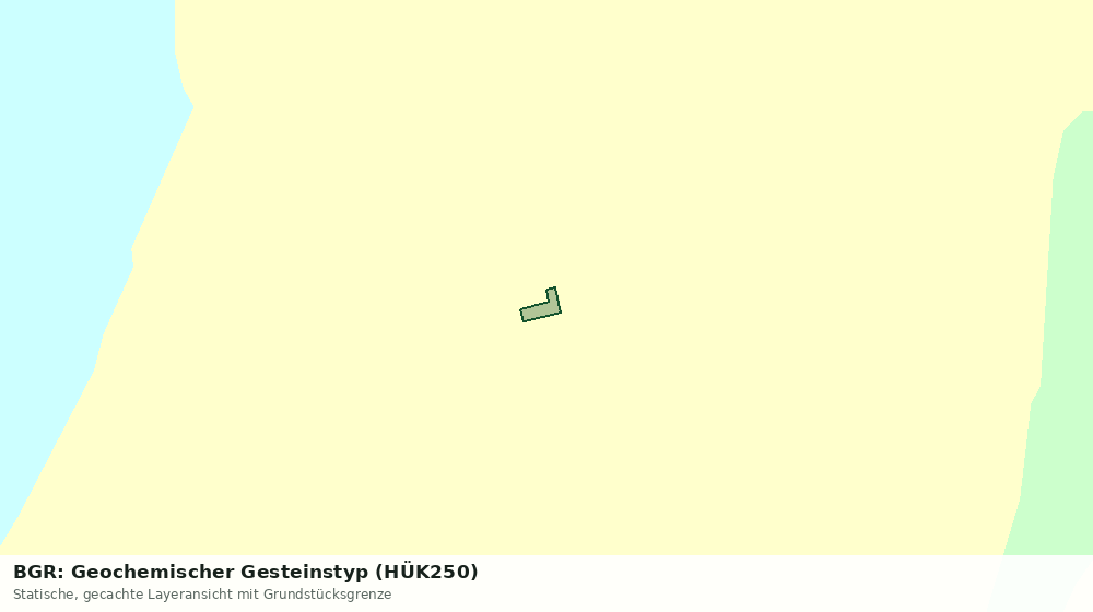 Statische Kartenansicht: BGR: Geochemischer Gesteinstyp (HÜK250)