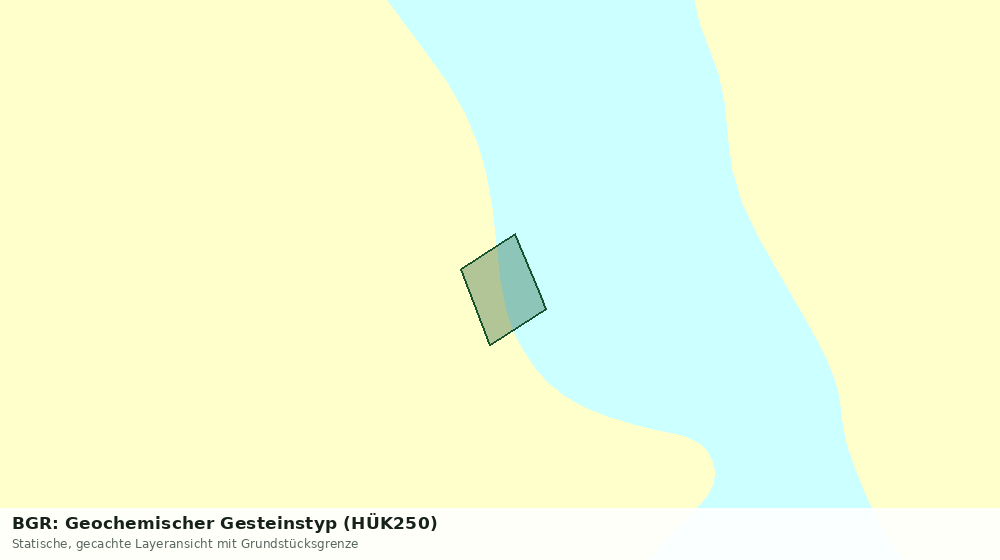 Statische Kartenansicht: BGR: Geochemischer Gesteinstyp (HÜK250)