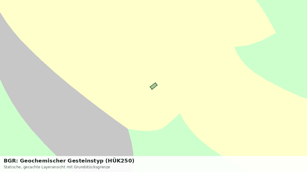 Statische Kartenansicht: BGR: Geochemischer Gesteinstyp (HÜK250)