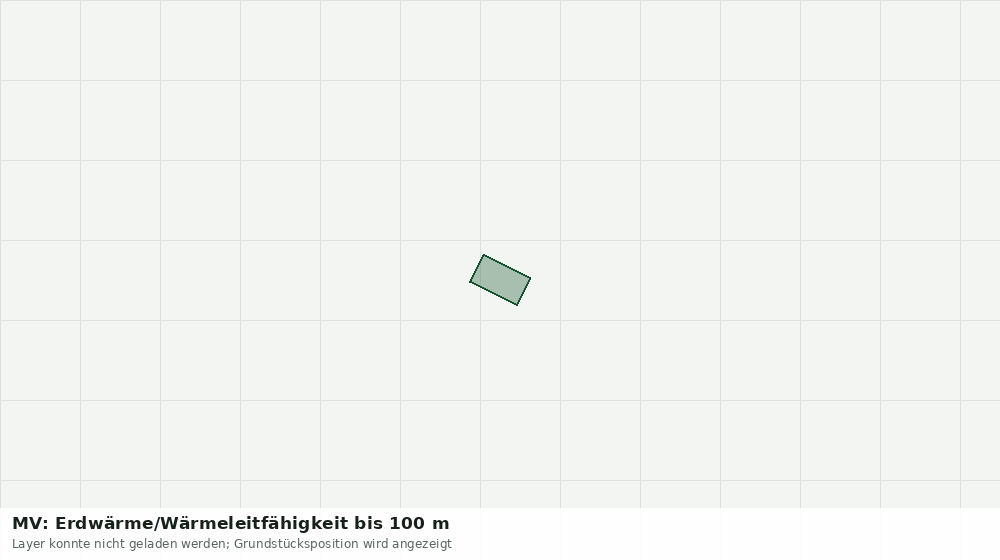 Statische Kartenansicht: MV: Erdwärme/Wärmeleitfähigkeit bis 100 m