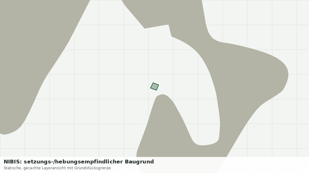 Statische Kartenansicht: NIBIS: setzungs-/hebungsempfindlicher Baugrund
