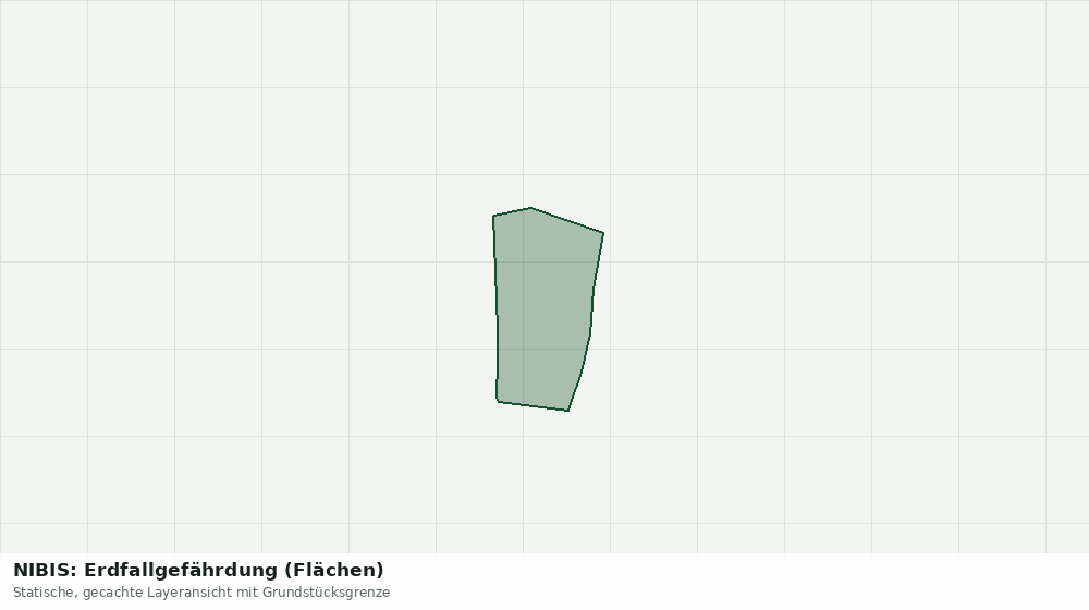 Statische Kartenansicht: NIBIS: Erdfallgefährdung (Flächen)