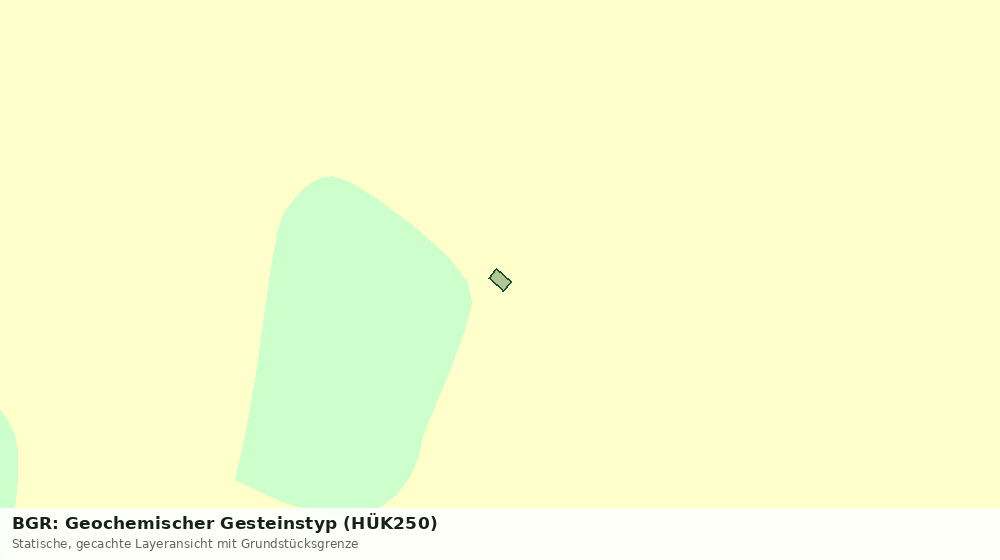 Statische Kartenansicht: BGR: Geochemischer Gesteinstyp (HÜK250)