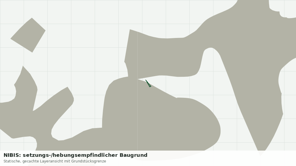 Statische Kartenansicht: NIBIS: setzungs-/hebungsempfindlicher Baugrund