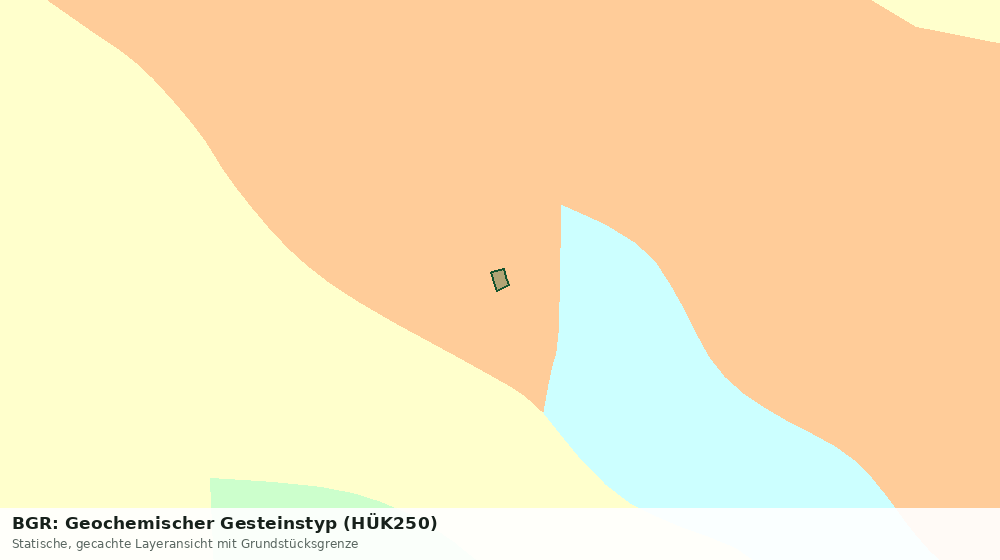 Statische Kartenansicht: BGR: Geochemischer Gesteinstyp (HÜK250)