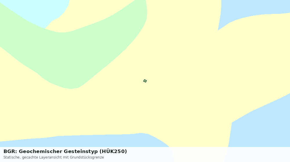 Statische Kartenansicht: BGR: Geochemischer Gesteinstyp (HÜK250)