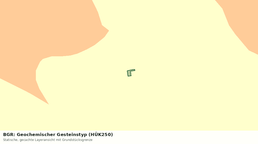 Statische Kartenansicht: BGR: Geochemischer Gesteinstyp (HÜK250)