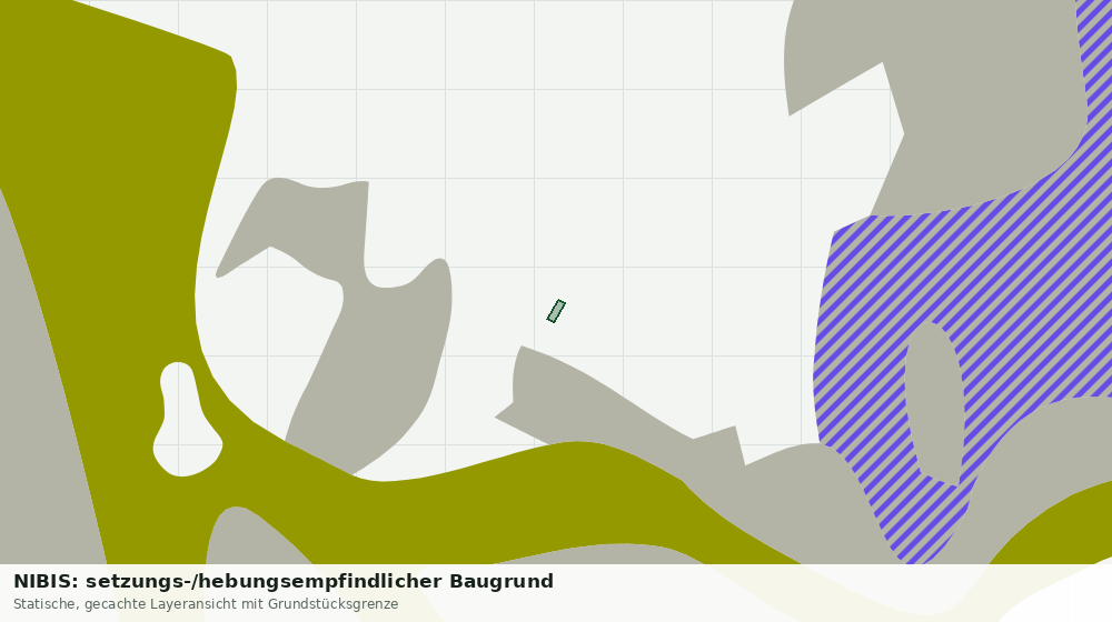 Statische Kartenansicht: NIBIS: setzungs-/hebungsempfindlicher Baugrund