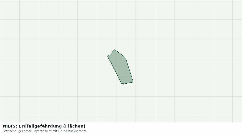 Statische Kartenansicht: NIBIS: Erdfallgefährdung (Flächen)