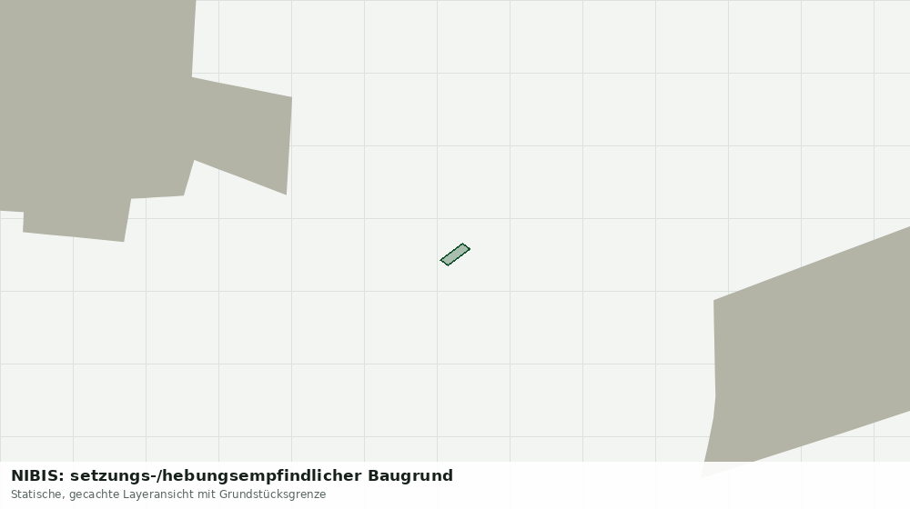 Statische Kartenansicht: NIBIS: setzungs-/hebungsempfindlicher Baugrund
