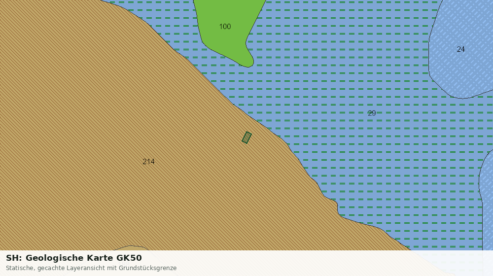 Statische Kartenansicht: SH: Geologische Karte GK50