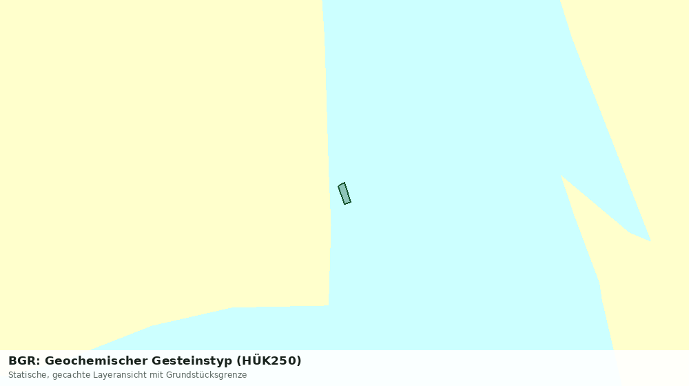Statische Kartenansicht: BGR: Geochemischer Gesteinstyp (HÜK250)