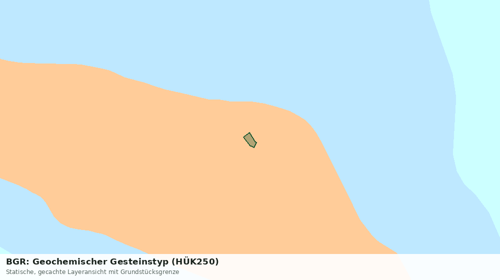 Statische Kartenansicht: BGR: Geochemischer Gesteinstyp (HÜK250)