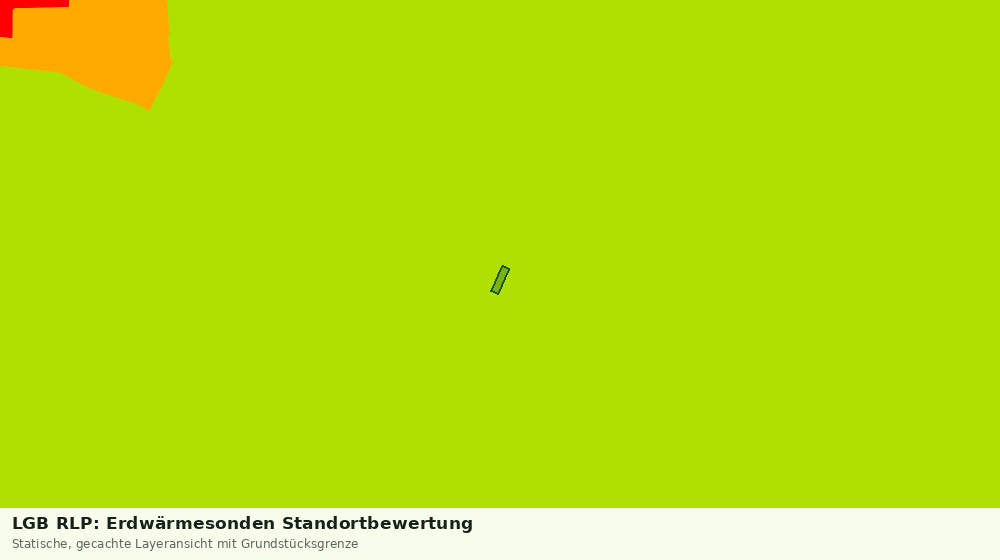 Statische Kartenansicht: LGB RLP: Erdwärmesonden Standortbewertung
