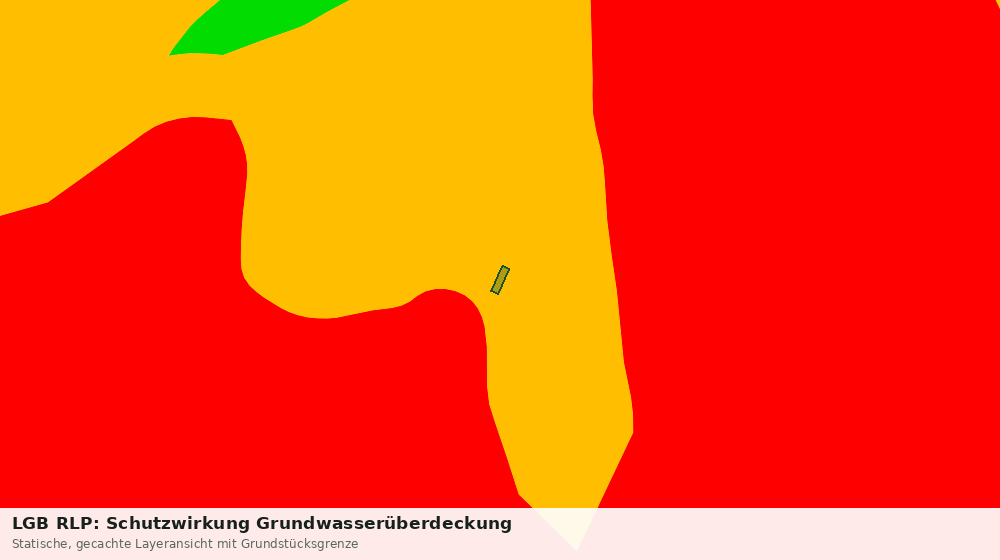 Statische Kartenansicht: LGB RLP: Schutzwirkung Grundwasserüberdeckung