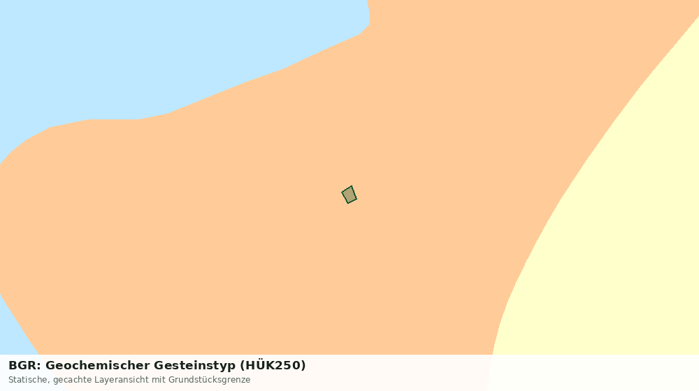 Statische Kartenansicht: BGR: Geochemischer Gesteinstyp (HÜK250)