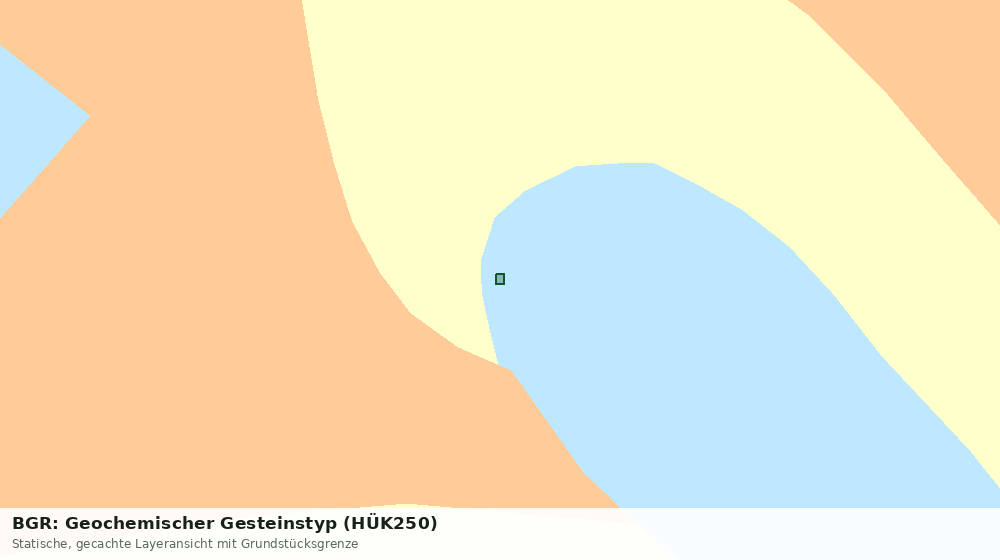 Statische Kartenansicht: BGR: Geochemischer Gesteinstyp (HÜK250)