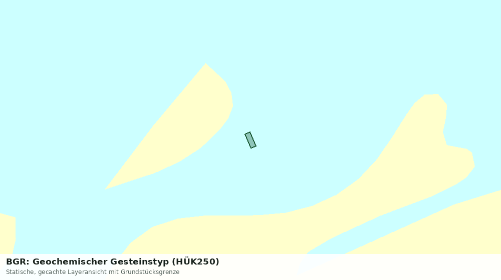 Statische Kartenansicht: BGR: Geochemischer Gesteinstyp (HÜK250)