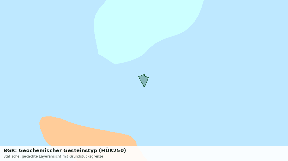 Statische Kartenansicht: BGR: Geochemischer Gesteinstyp (HÜK250)