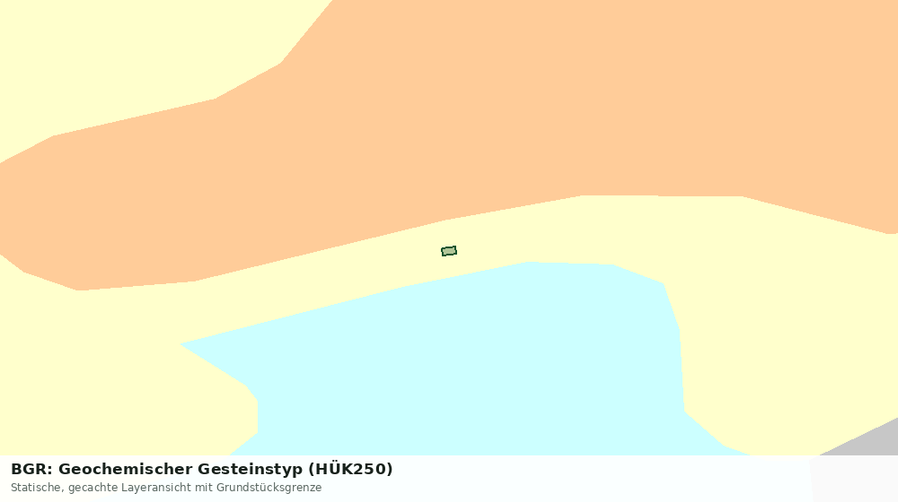 Statische Kartenansicht: BGR: Geochemischer Gesteinstyp (HÜK250)