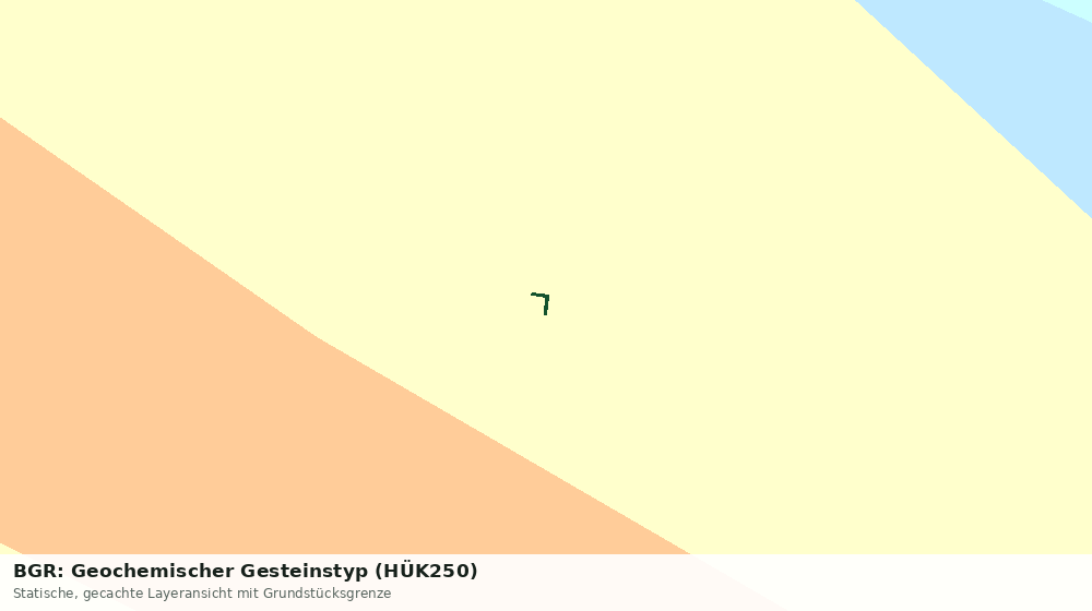 Statische Kartenansicht: BGR: Geochemischer Gesteinstyp (HÜK250)