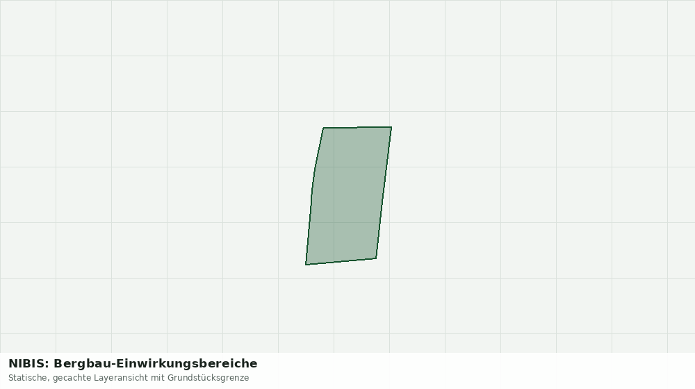Statische Kartenansicht: NIBIS: Bergbau-Einwirkungsbereiche