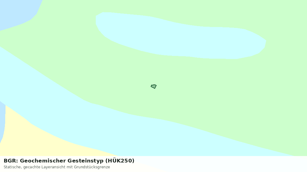 Statische Kartenansicht: BGR: Geochemischer Gesteinstyp (HÜK250)