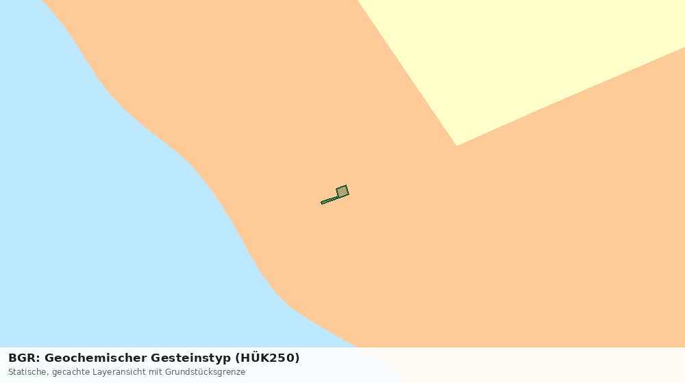 Statische Kartenansicht: BGR: Geochemischer Gesteinstyp (HÜK250)