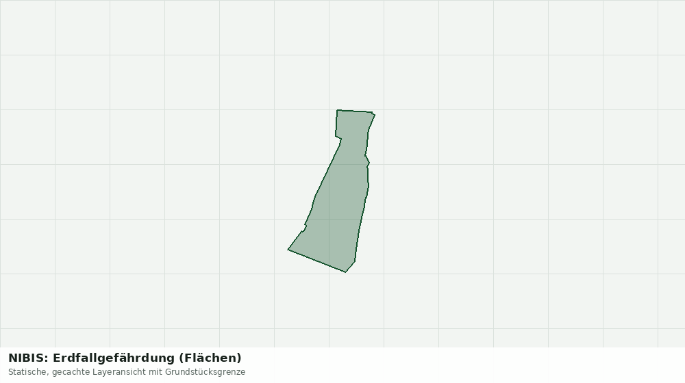 Statische Kartenansicht: NIBIS: Erdfallgefährdung (Flächen)