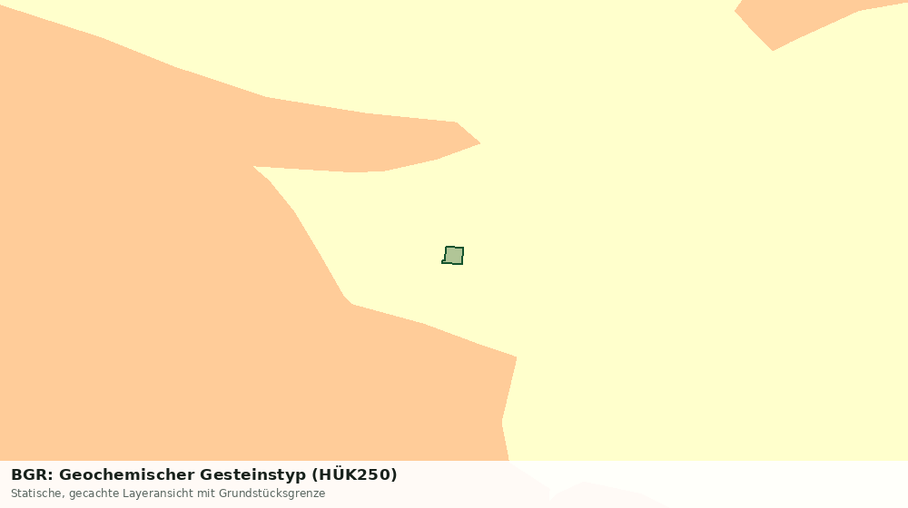 Statische Kartenansicht: BGR: Geochemischer Gesteinstyp (HÜK250)