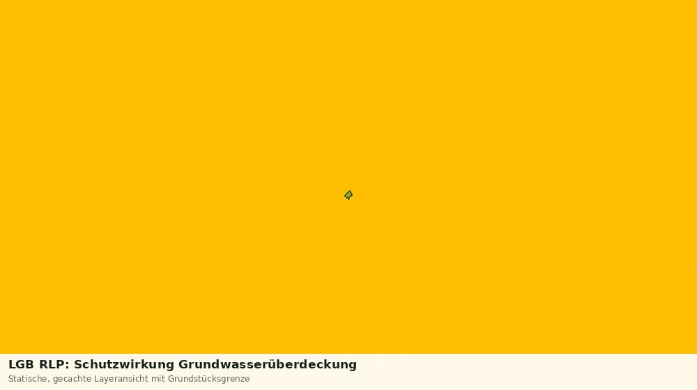 Statische Kartenansicht: LGB RLP: Schutzwirkung Grundwasserüberdeckung