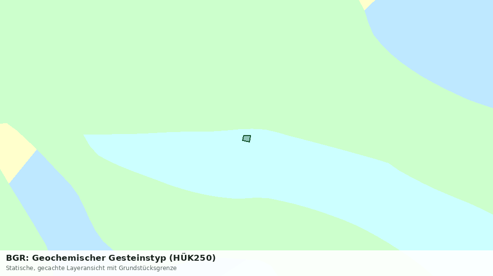 Statische Kartenansicht: BGR: Geochemischer Gesteinstyp (HÜK250)