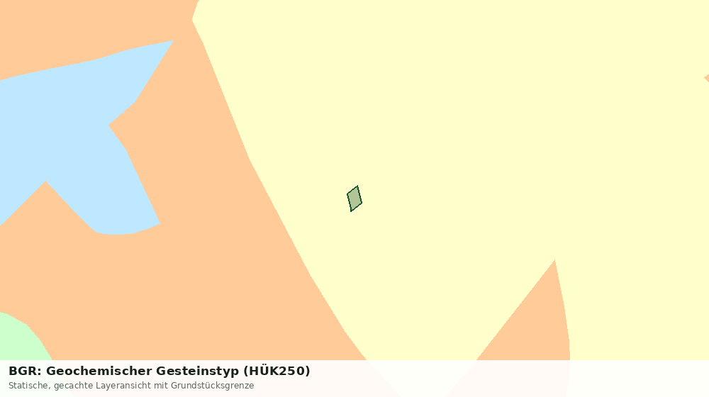 Statische Kartenansicht: BGR: Geochemischer Gesteinstyp (HÜK250)