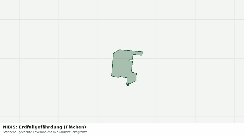 Statische Kartenansicht: NIBIS: Erdfallgefährdung (Flächen)
