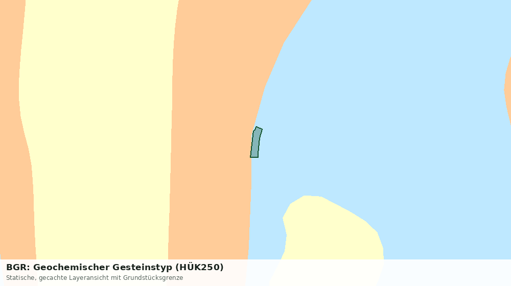 Statische Kartenansicht: BGR: Geochemischer Gesteinstyp (HÜK250)