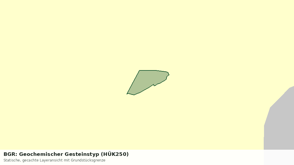 Statische Kartenansicht: BGR: Geochemischer Gesteinstyp (HÜK250)
