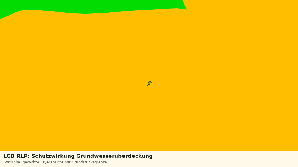 Statische Kartenansicht: LGB RLP: Schutzwirkung Grundwasserüberdeckung